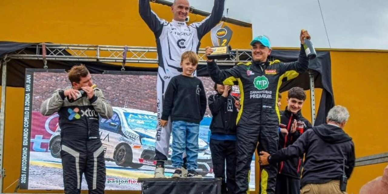 Fiesta sanjuanina en el Zonal Cuyano: Della Motta coronado y Peralta segundo