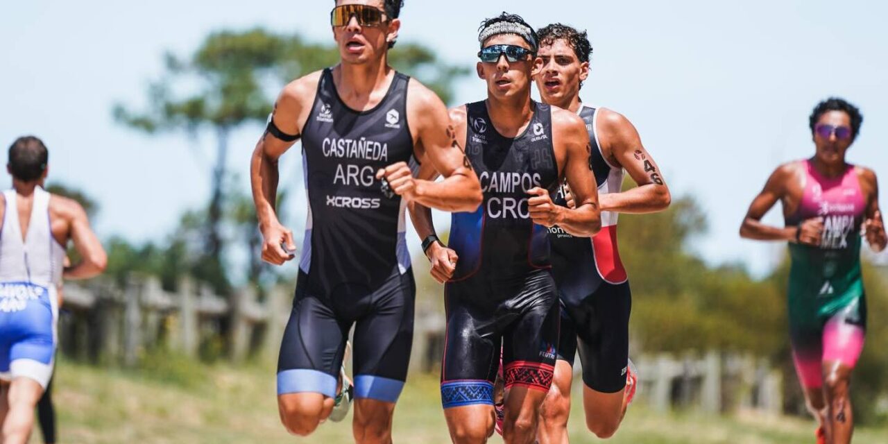 Castañeda cerró una gran actuación en Uruguay y fue quinto en el Iberoamericano de triatlón