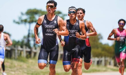 Castañeda cerró una gran actuación en Uruguay y fue quinto en el Iberoamericano de triatlón