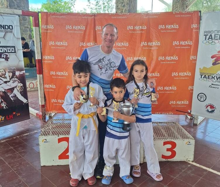 Taekwondo: Barreal finalizó primera en la Copa Iniciación Deportiva en Las Heras