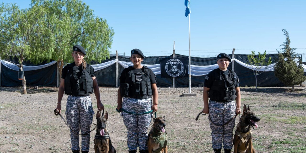 Ankara y Atlas: Dos perros clave del Servicio Penitenciario que cerraron su etapa operativa
