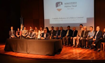 San Juan avanza hacia una política criminal unificada y previsible