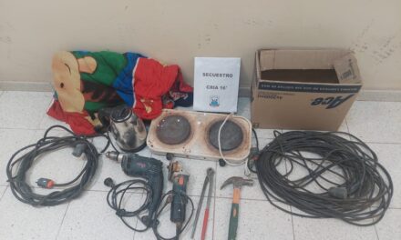 Chimbas: Siguen la pista en redes y recuperan parte de lo robado en un allanamiento