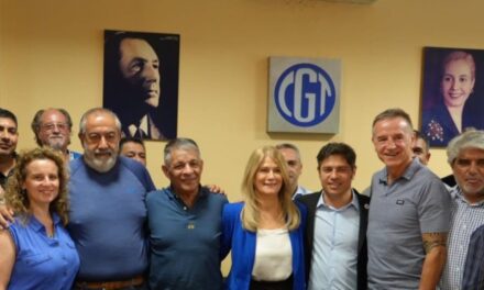 La CGT dio una muestra de respaldo a Axel Kicillof y advirtió por la pérdida de puestos de trabajo