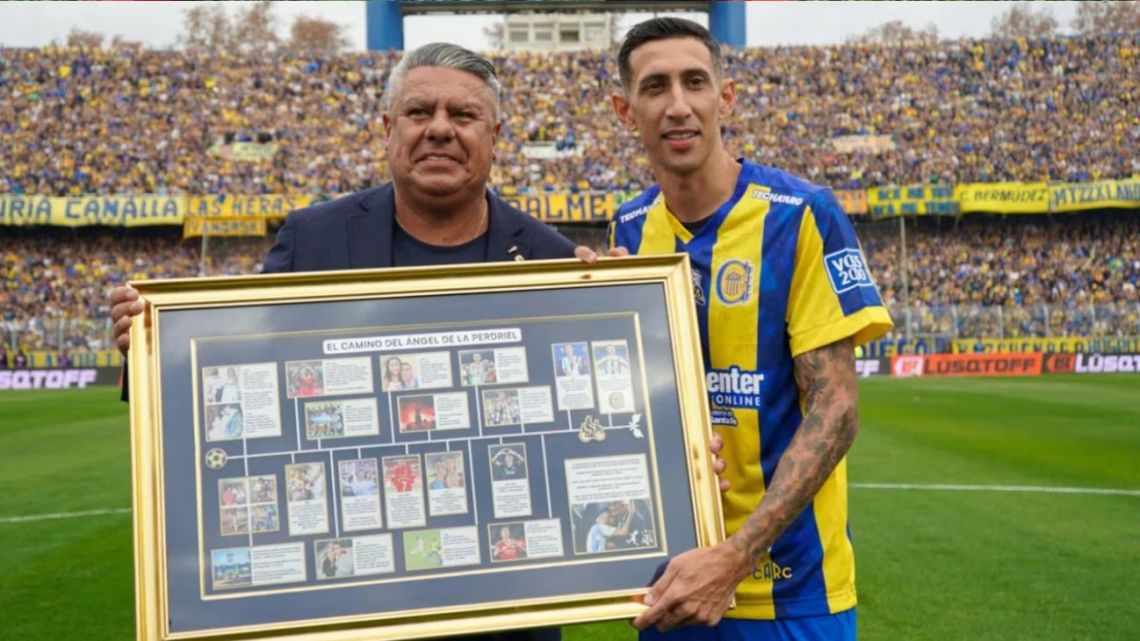 El afectuoso saludo de Chiqui Tapia a Rosario Central por sus 136 años