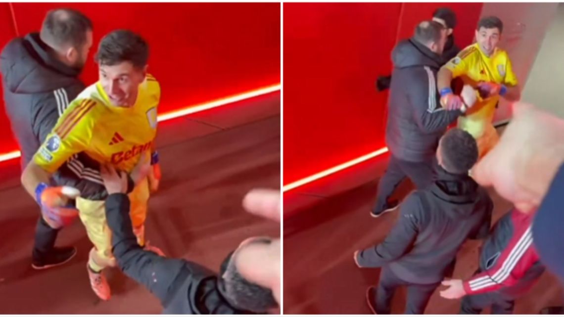 El Aston Villa fue goleado y el Dibu Martínez explotó: un fuerte cruce con los hinchas rivales se viralizó en redes