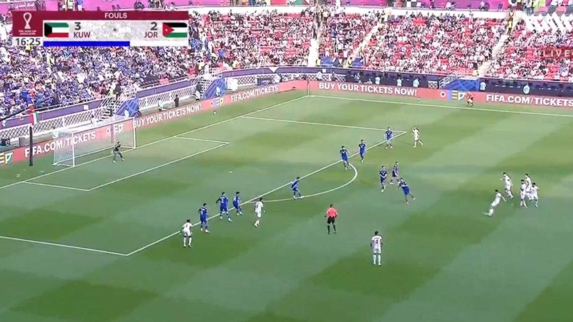 El golazo de Jordania en la Copa Árabe