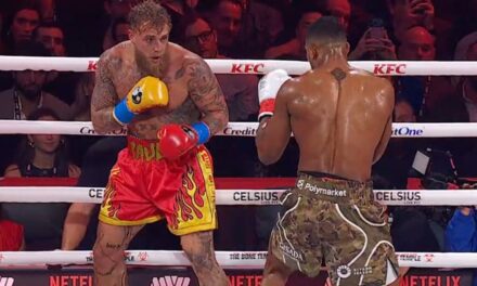 A Jake Paul le costó una fractura de mandíbula llevarse otra montaña de millones en Miami