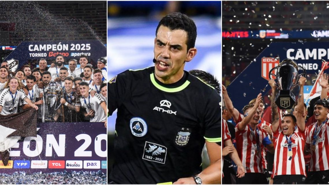 Leandro Rey Hilfer, el árbitro designado para dirigir el Trofeo de Campeones entre Platense y Estudiantes