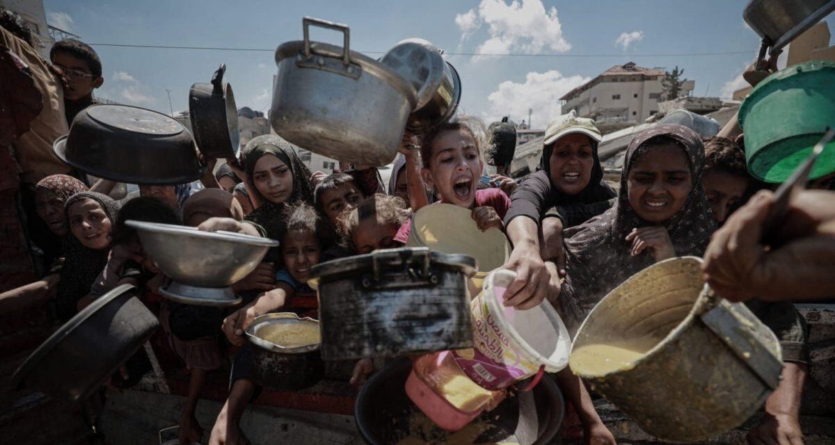 Advierten que más del 75% de Gaza sigue en riesgo de hambre extrema