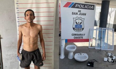 Un robo mal cerrado terminó con un detenido y un violento cruce en Bermejo