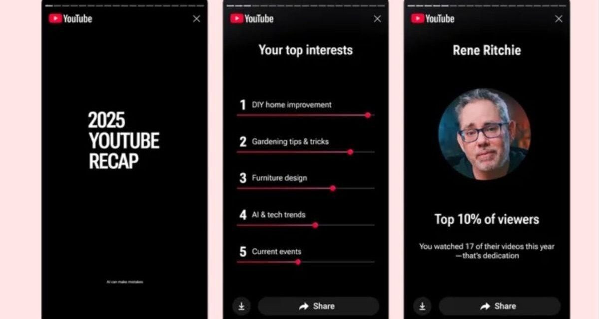 YouTube lanza sus resúmenes de fin de año: cuándo estarán disponibles y cómo verlos