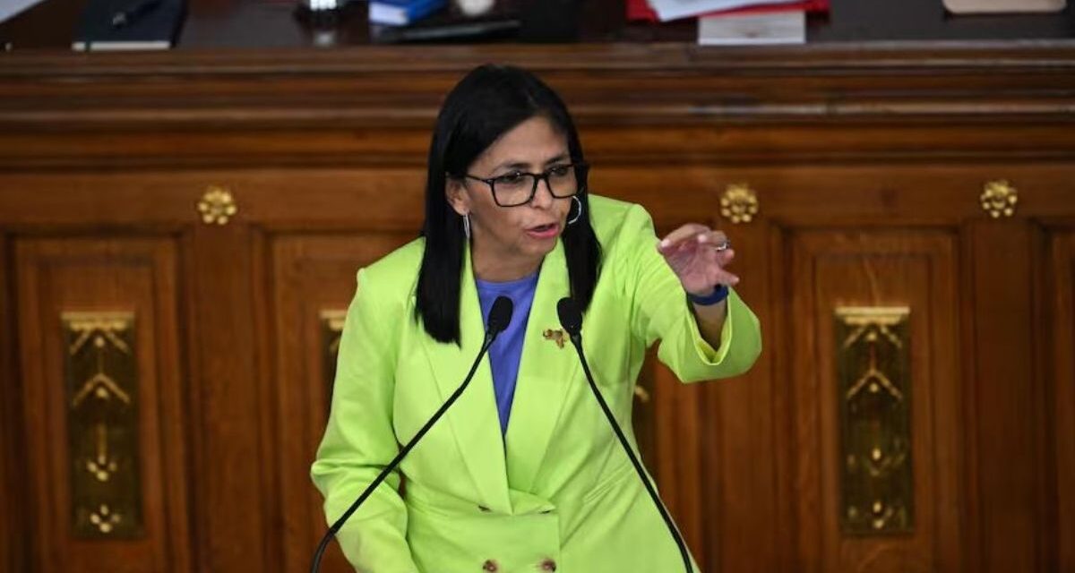 Delcy Rodríguez denunció un bloqueo naval y apuntó contra EEUU: Cruzaron la línea roja