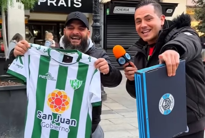 Una camiseta sanjuanina que sorprendió en Europa y se volvió viral