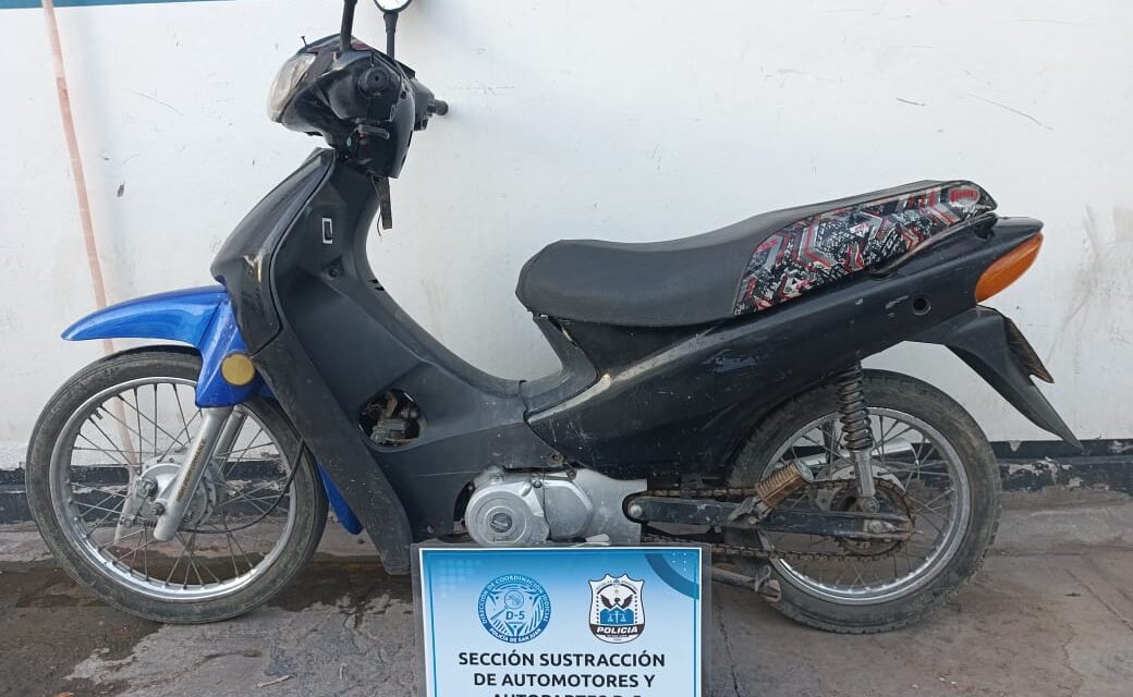 Papeles truchos y sospechas: Secuestran una moto en Pocito