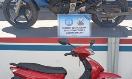 Doble operativo policial: Motos robadas y adulteradas fuera de circulación