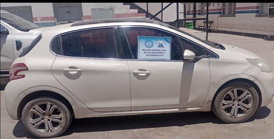 Recuperan en San Juan un auto robado en Córdoba