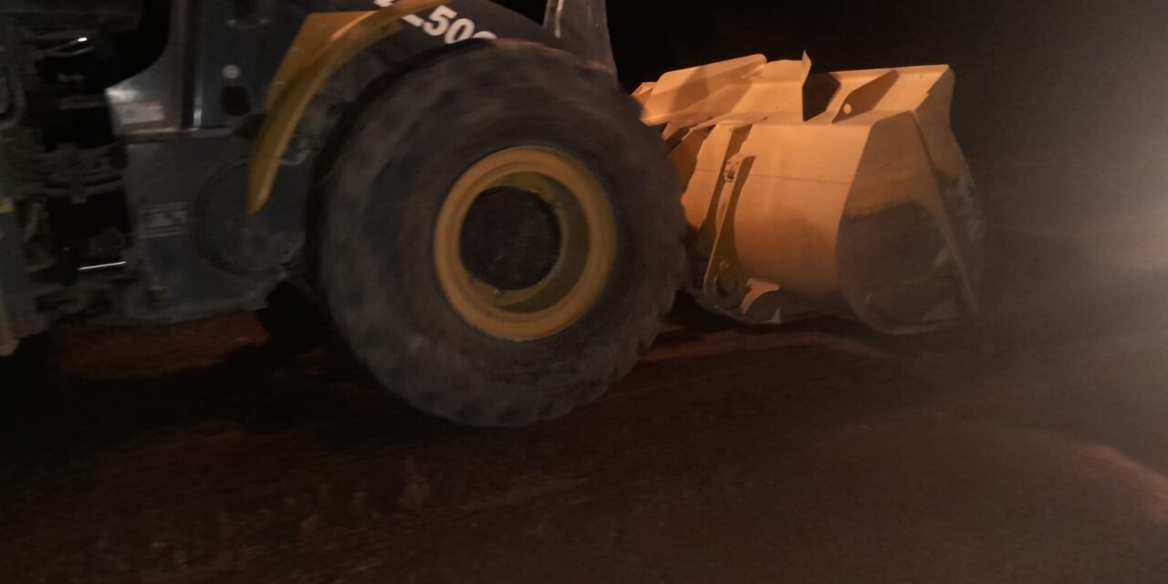 Ruta 149: Habilitaron el tránsito en la zona de Villa Corral tras trabajos nocturnos