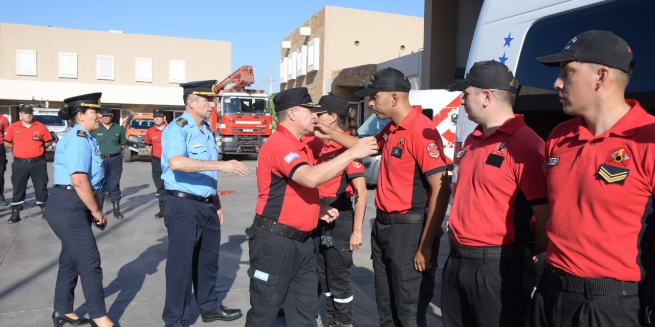 Refuerzo sanjuanino en la lucha contra los incendios en Chubut