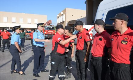 Refuerzo sanjuanino en la lucha contra los incendios en Chubut