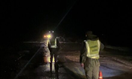 Video: Así bajaba la creciente que provocó el corte de Ruta 40 en Talacasto