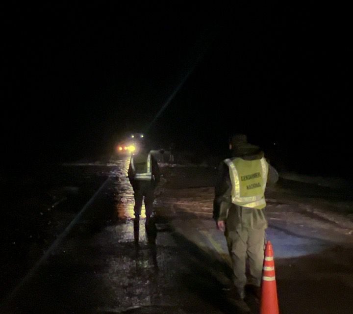 Video: Así bajaba la creciente que provocó el corte de Ruta 40 en Talacasto