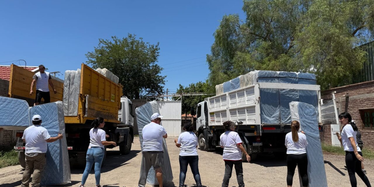 Asistieron a 145 familias afectadas por el temporal en Ullum y Pocito