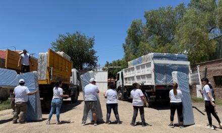 Asistieron a 145 familias afectadas por el temporal en Ullum y Pocito