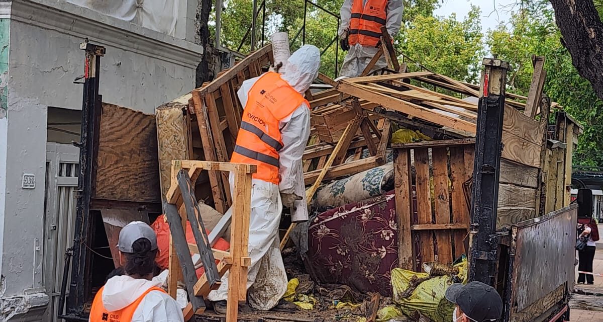 Capital: Tras años de reclamos, el Municipio concretó el saneamiento integral de la casona de Avenida Rawson