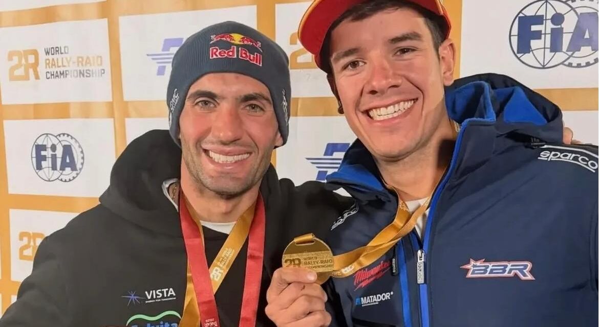 Un sanjuanino en la cima del Dakar
