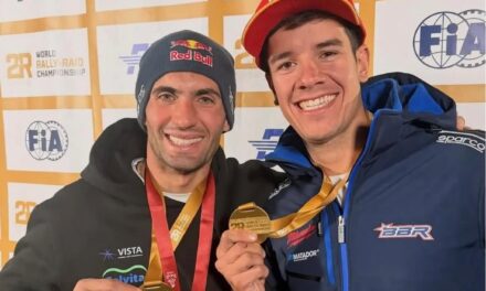 Un sanjuanino en la cima del Dakar