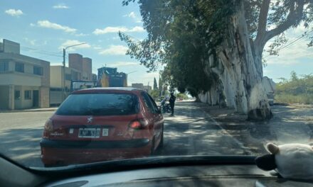 Denuncian rotura de un caño de gas matriz y fuerte pérdida en Rivadavia