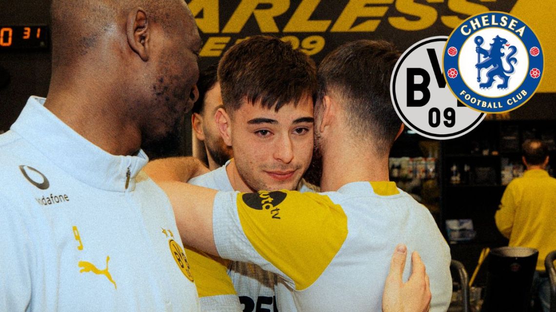 Aaron Anselmino volverá a Chelsea tras 5 meses en el Borussia Dortmund