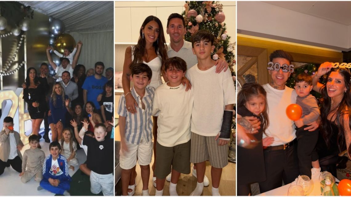 Así festejaron Año Nuevo los jugadores de la Selección Argentina