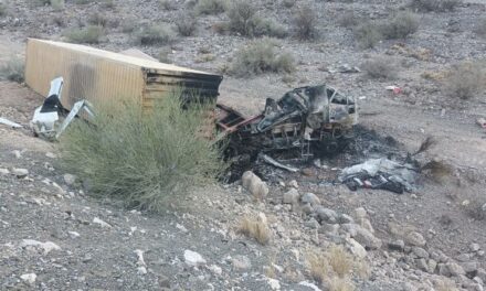 Ruta 149: Un camionero murió tras despistarse y volcar en el camino a Calingasta
