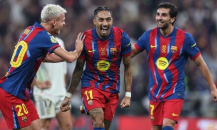 Barcelona es campeón de la Supercopa de España tras ganarle a Real Madrid