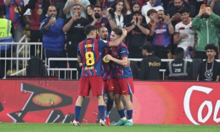 Barcelona aplastó 5-0 al Athletic de Bilbao y se ilusiona con la Supercopa de España