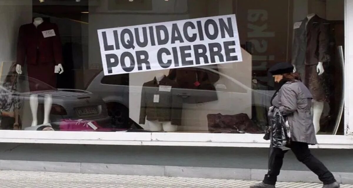 Alerta por la caída de las ventas y el cierre de locales comerciales