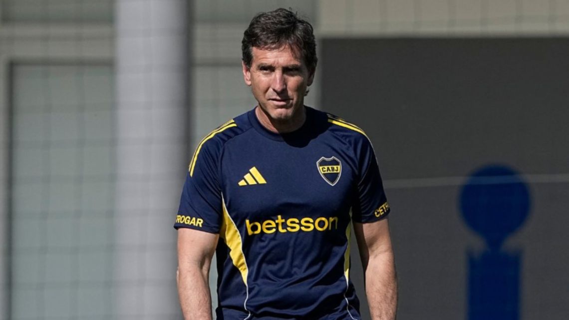 Claudio Úbeda ajusta el once de Boca para el choque con Estudiantes de La Plata