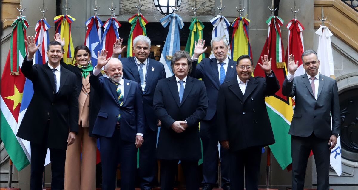 Celebración unánime de los presidentes sudamericanos