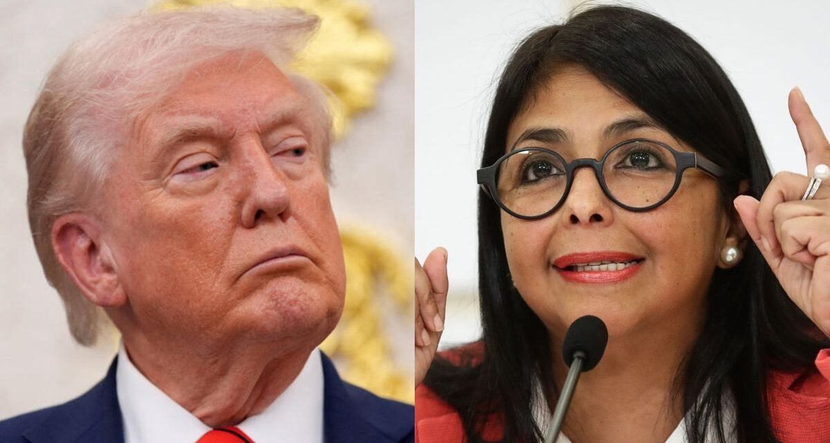 Donald Trump invitará a Delcy Rodríguez a Washington