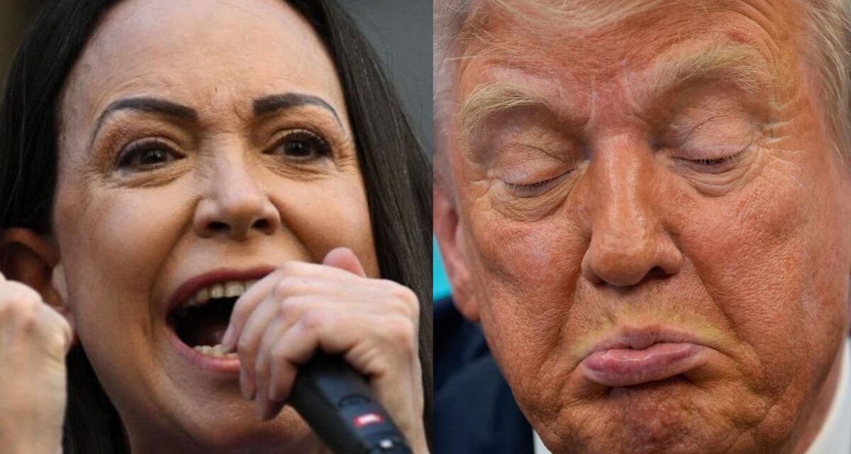María Corina Machado promete volver a Venezuela mientras Donald Trump descarta trabajar con la oposición