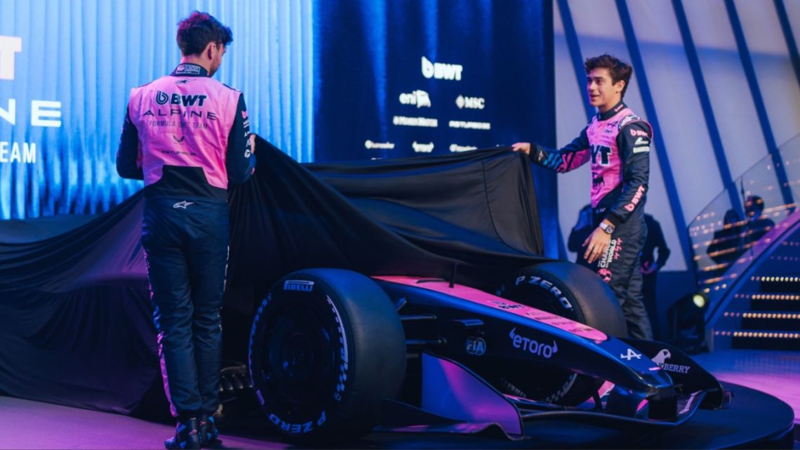 Alpine F1 presentó el A526 de Franco Colapinto a bordo de un crucero