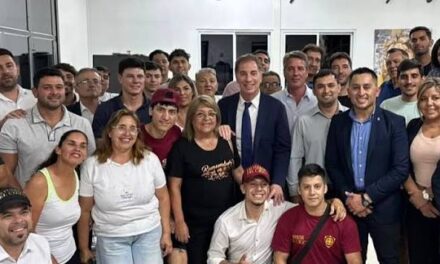 Santilli se reunió con la conducción de La Libertad Avanza en San Juan durante su gira federal