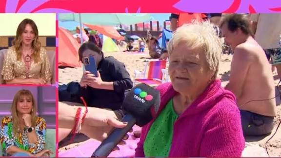A los 64 años, conoció el mar por primera vez y emocionó a todos en vivo