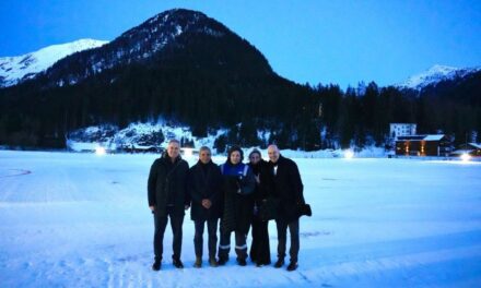 Javier Milei llegó a Davos para participar del Foro Económico Mundial