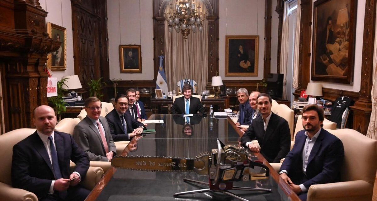 Javier Milei recibió a directivos de MidOcean Energy en Casa Rosada