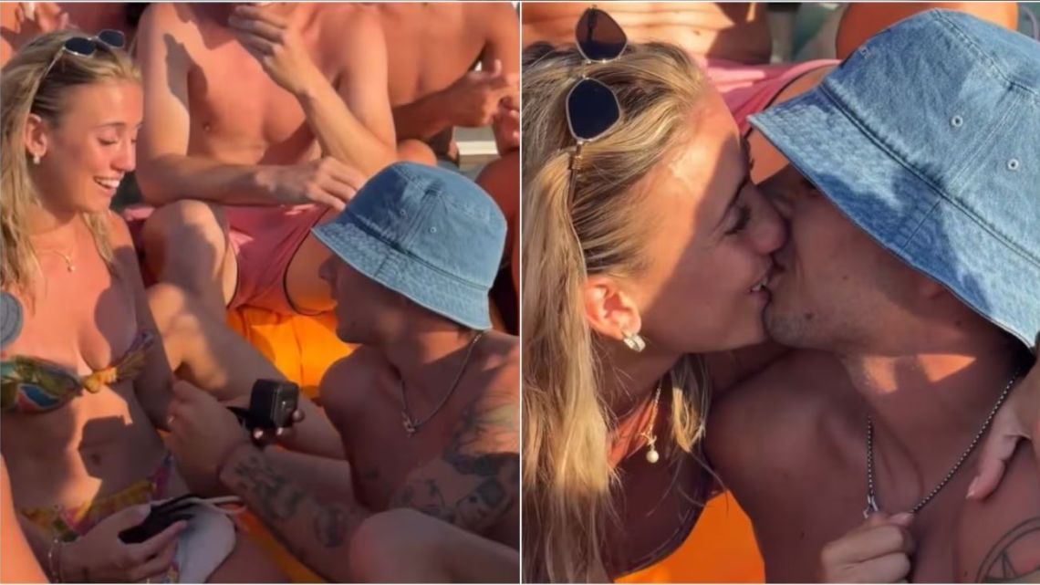 Lucas Blondel le propuso casamiento a Morena Beltrán: su imperdible reacción