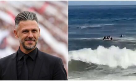 Martín Demichelis vivió un momento desesperante en Punta del Este y debió ser rescatado