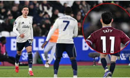 Nico Domínguez amargó el debut de Taty Castellanos en el West Ham